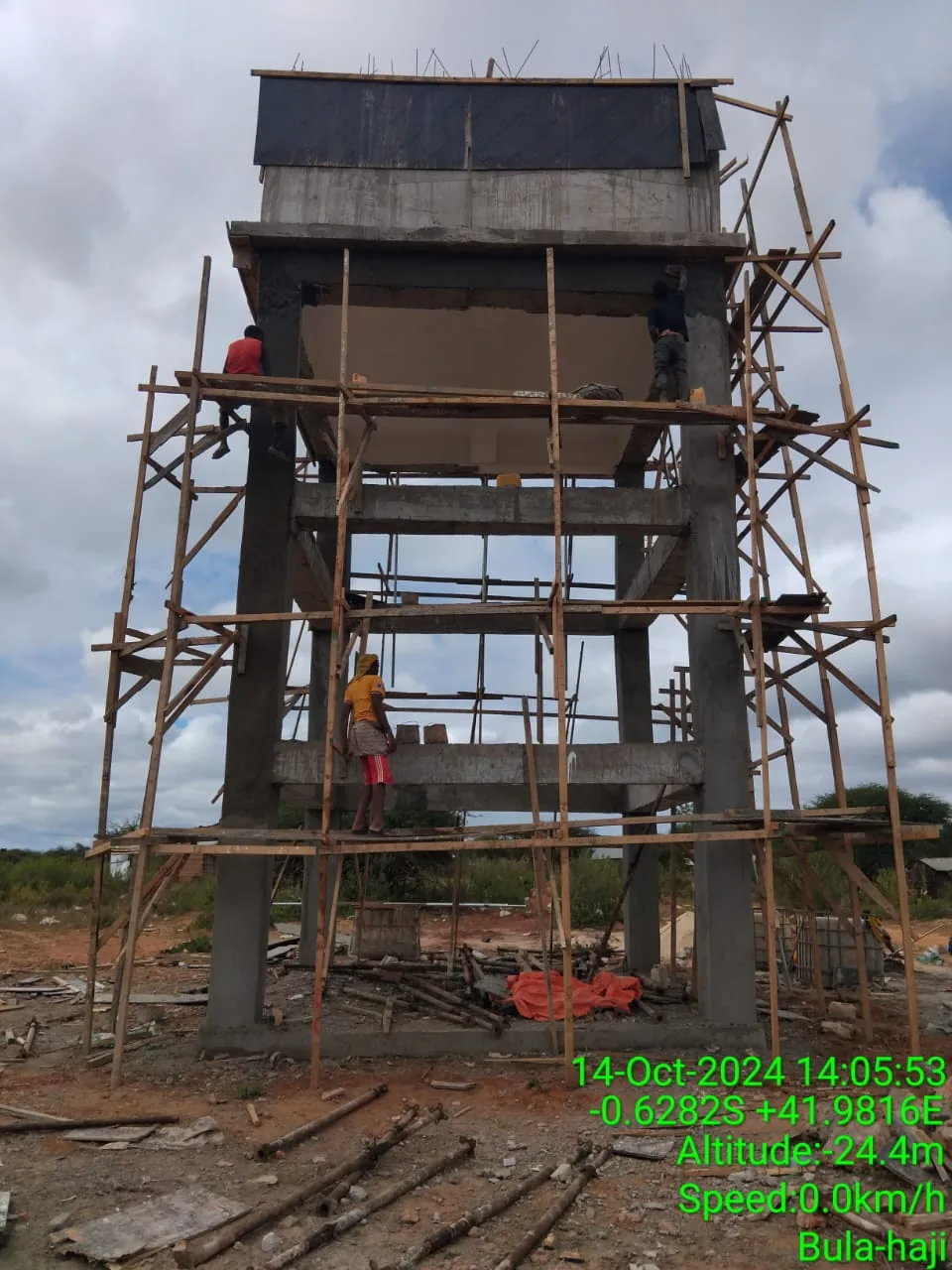 Water tank finishing